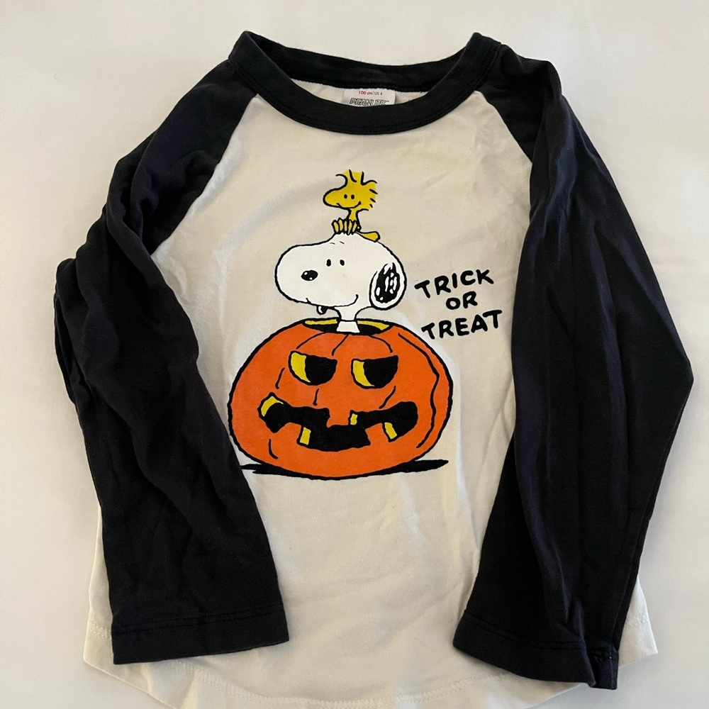 Boys Halloween Baseball Tee